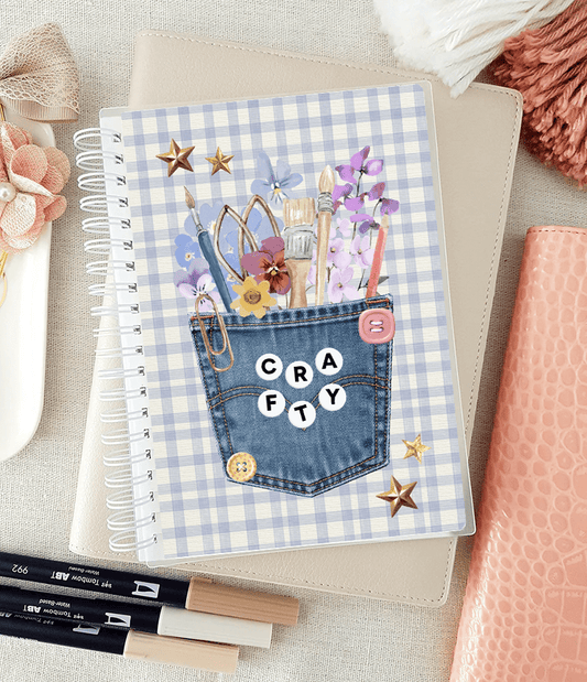Uudelleenkäytettävä tarrakirja 12 x 18 cm - Crafty - Lempi Lifestyle