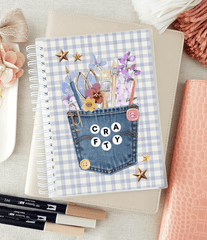 Uudelleenkäytettävä tarrakirja 12 x 18 cm - Crafty - Lempi Lifestyle