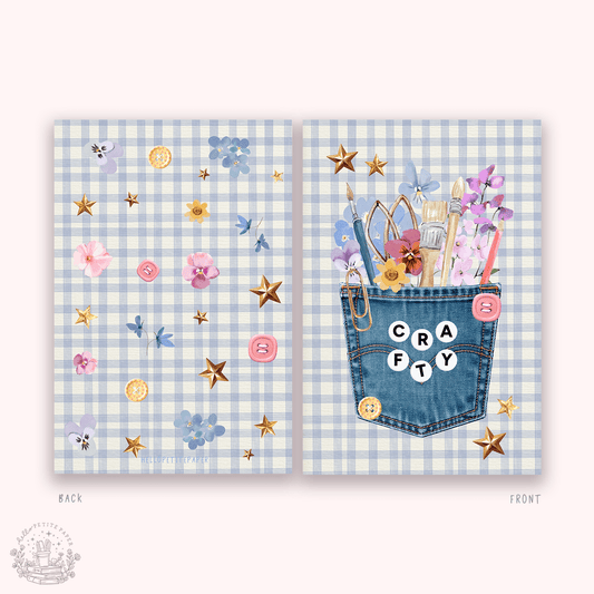 Uudelleenkäytettävä tarrakirja 12 x 18 cm - Crafty - Lempi Lifestyle