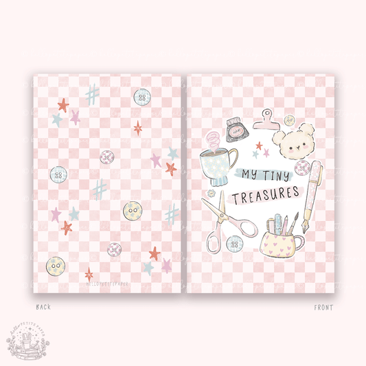 Uudelleenkäytettävä tarrakirja 12 x 18 cm – My Tiny Treasures - Lempi Lifestyle
