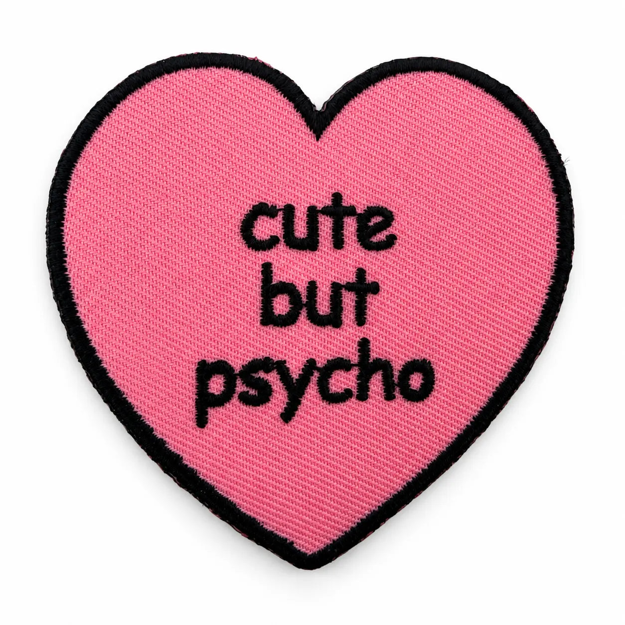 Kangasmerkki - Cute but psycho haalarimerkki - Lempi Lifestyle