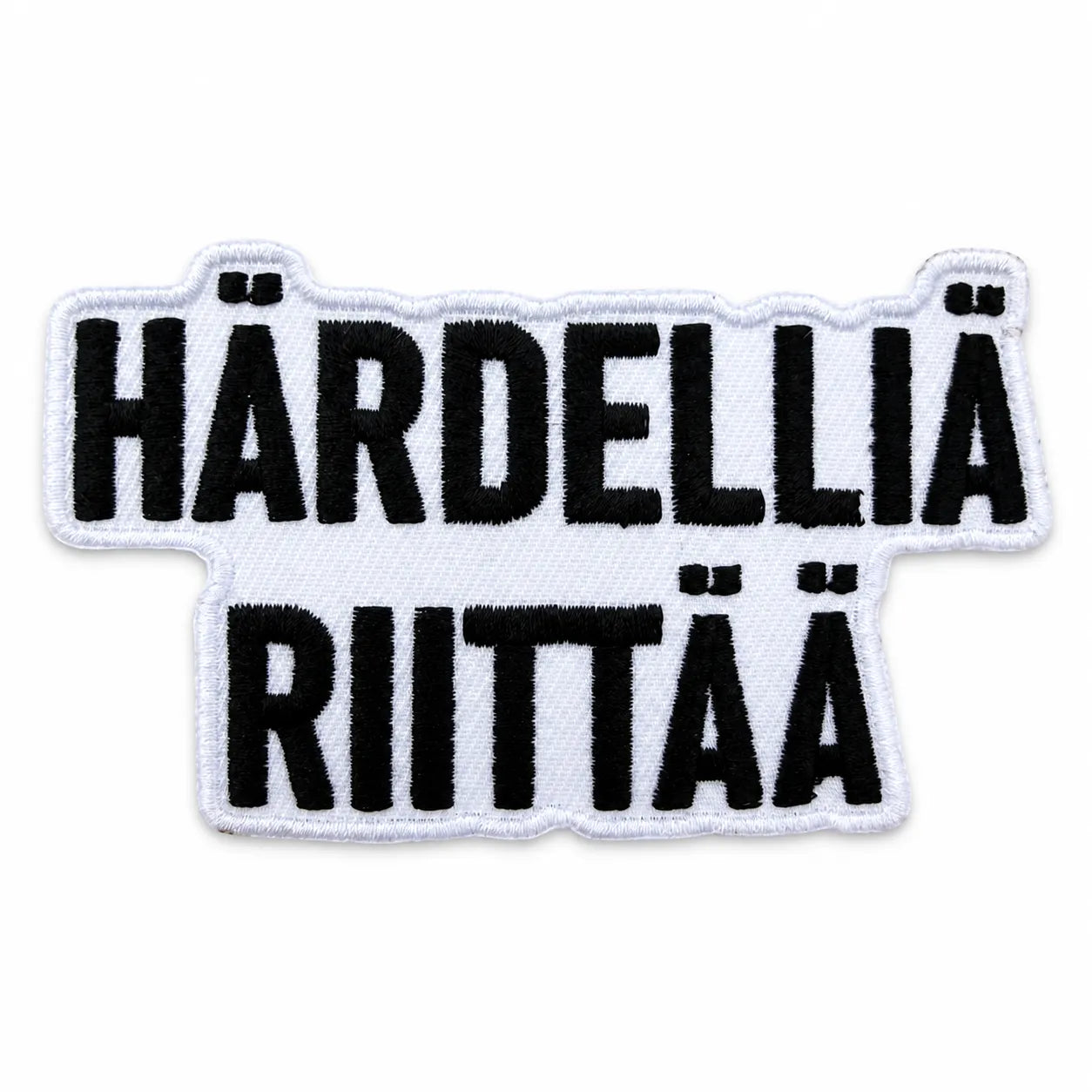 Kangasmerkki - Härdeliia riittää haalarimerkki - Lempi Lifestyle