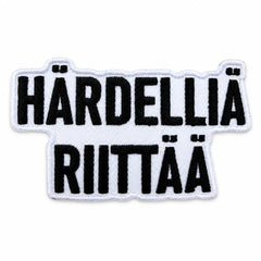 Kangasmerkki - Härdeliia riittää haalarimerkki - Lempi Lifestyle