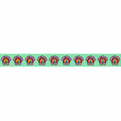 Koristeteippi 6 eri kuosia - washi tape