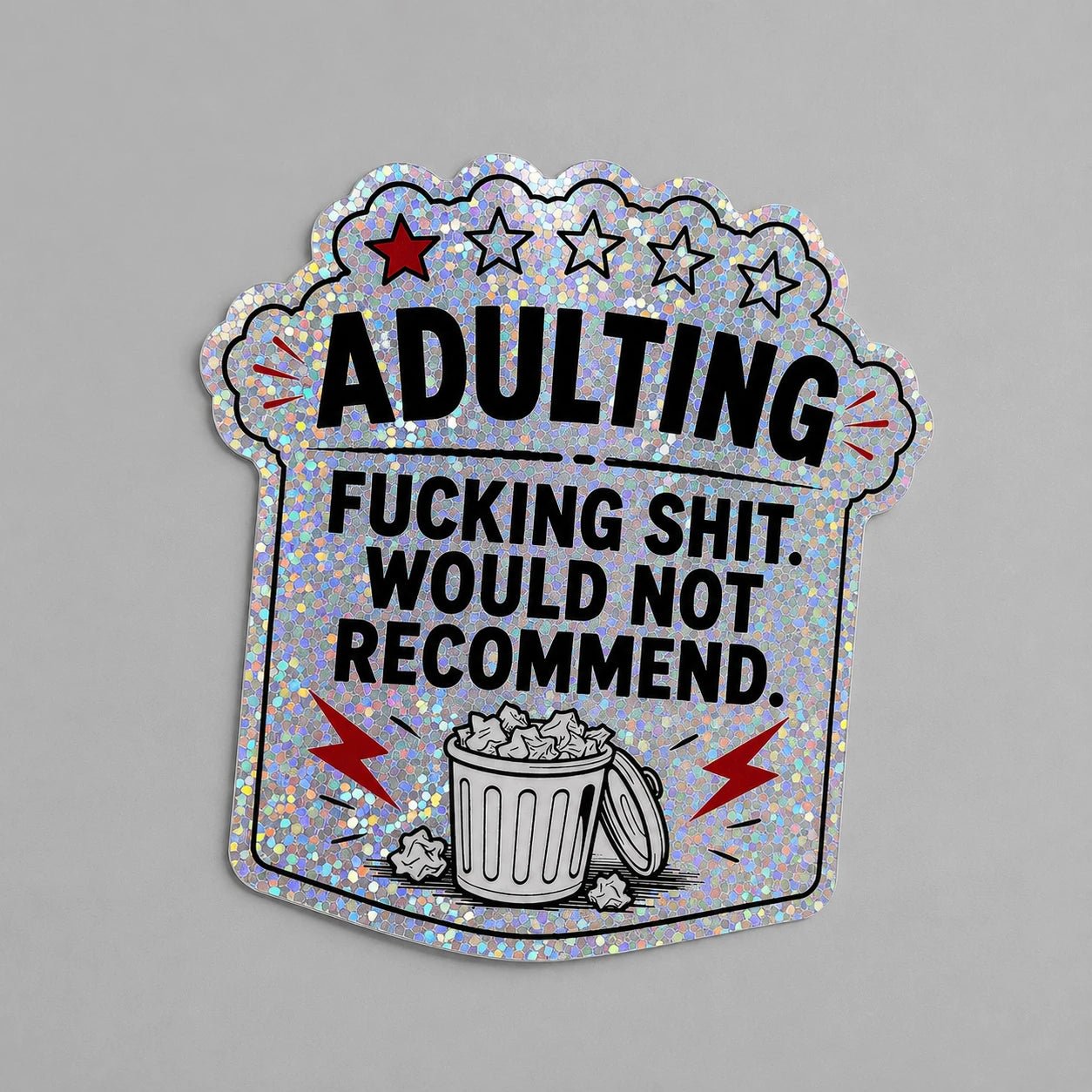 Vinyylitarra - Adulting can not recommend - Lempi Lifestyle
