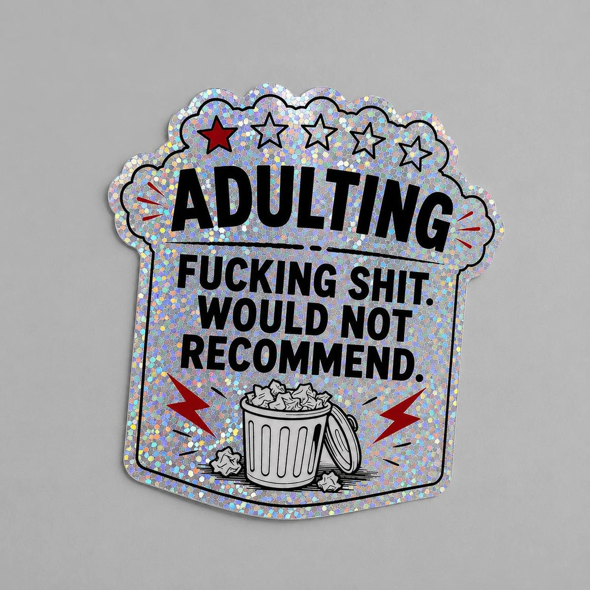 Vinyylitarra - Adulting can not recommend - Lempi Lifestyle