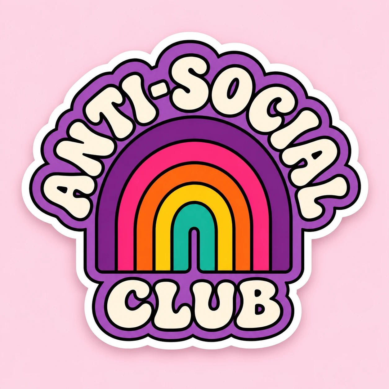 Vinyylitarra - Anti - social club - Lempi Lifestyle