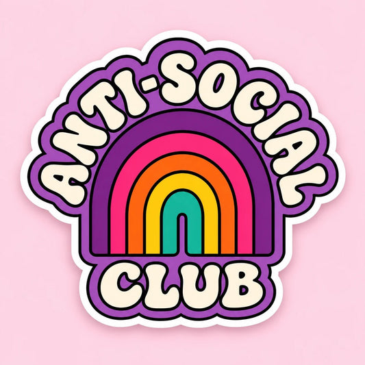 Vinyylitarra - Anti - social club - Lempi Lifestyle