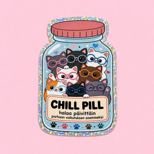 Vinyylitarra - Chill pill, halaa päivittäin - Lempi Lifestyle