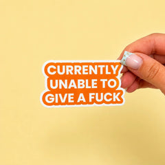 Vinyylitarra - Currently unable to five a fuck - Lempi Lifestyle