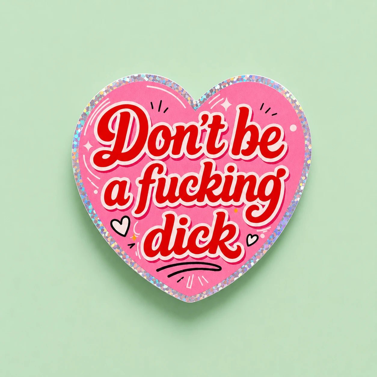 Vinyylitarra - Don't be a dick - Lempi Lifestyle