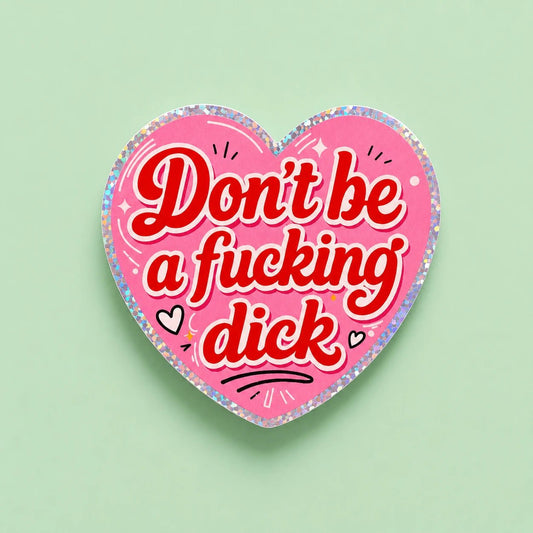 Vinyylitarra - Don't be a dick - Lempi Lifestyle