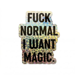Vinyylitarra - Fuck normal i want magic. - Lempi Lifestyle