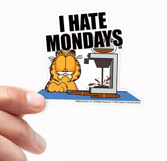 Vinyylitarra Garfield - I Hate Mondays Sticker - Lempi Lifestyle
