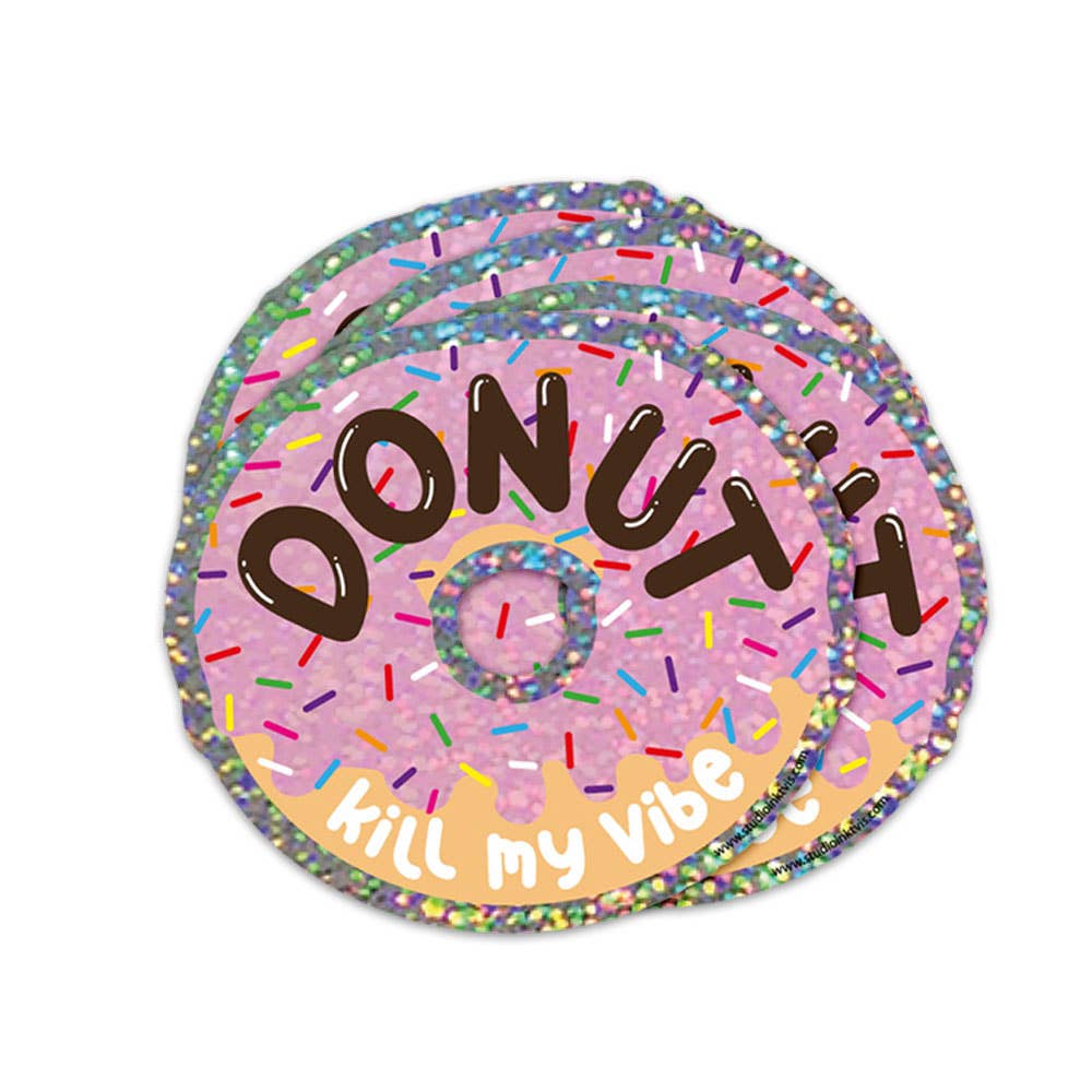 Vinyylitarra Glitter Donut kill my vibe - Lempi Lifestyle