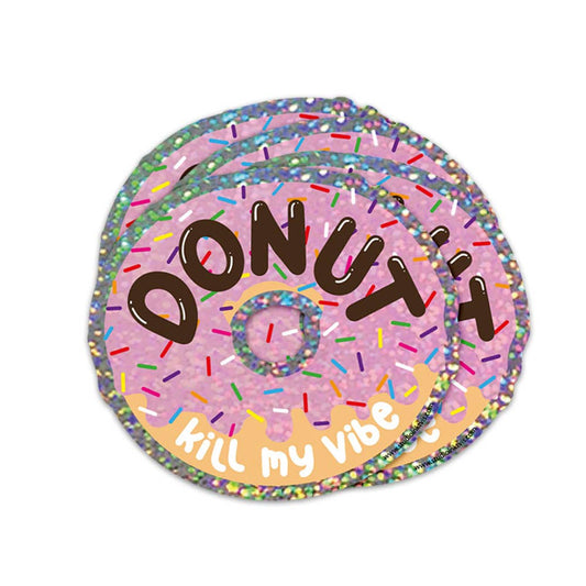 Vinyylitarra Glitter Donut kill my vibe - Lempi Lifestyle