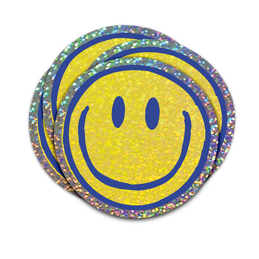 Vinyylitarra, glitter hymynaama smiley - Lempi Lifestyle