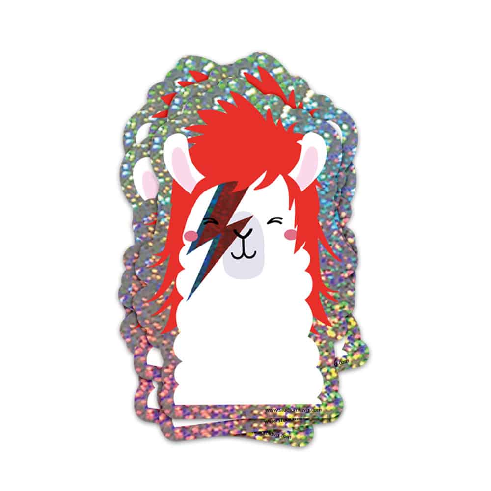 Vinyylitarra Glitter Laama - Lempi Lifestyle