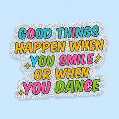 Vinyylitarra - Good things happen when you smile - Lempi Lifestyle