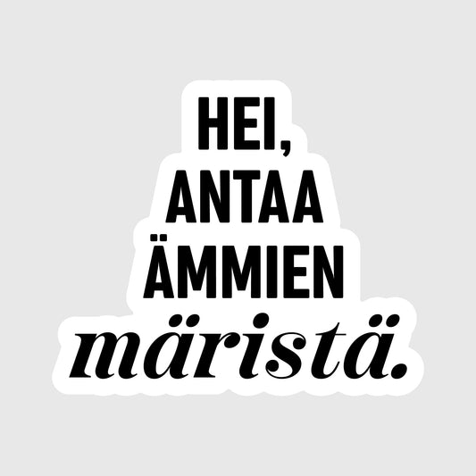 Vinyylitarra - Hei antaa ämmien märistä. - Lempi Lifestyle
