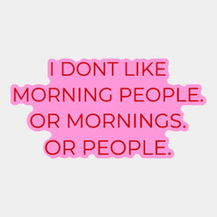 Vinyylitarra - I don't like mornings - Lempi Lifestyle