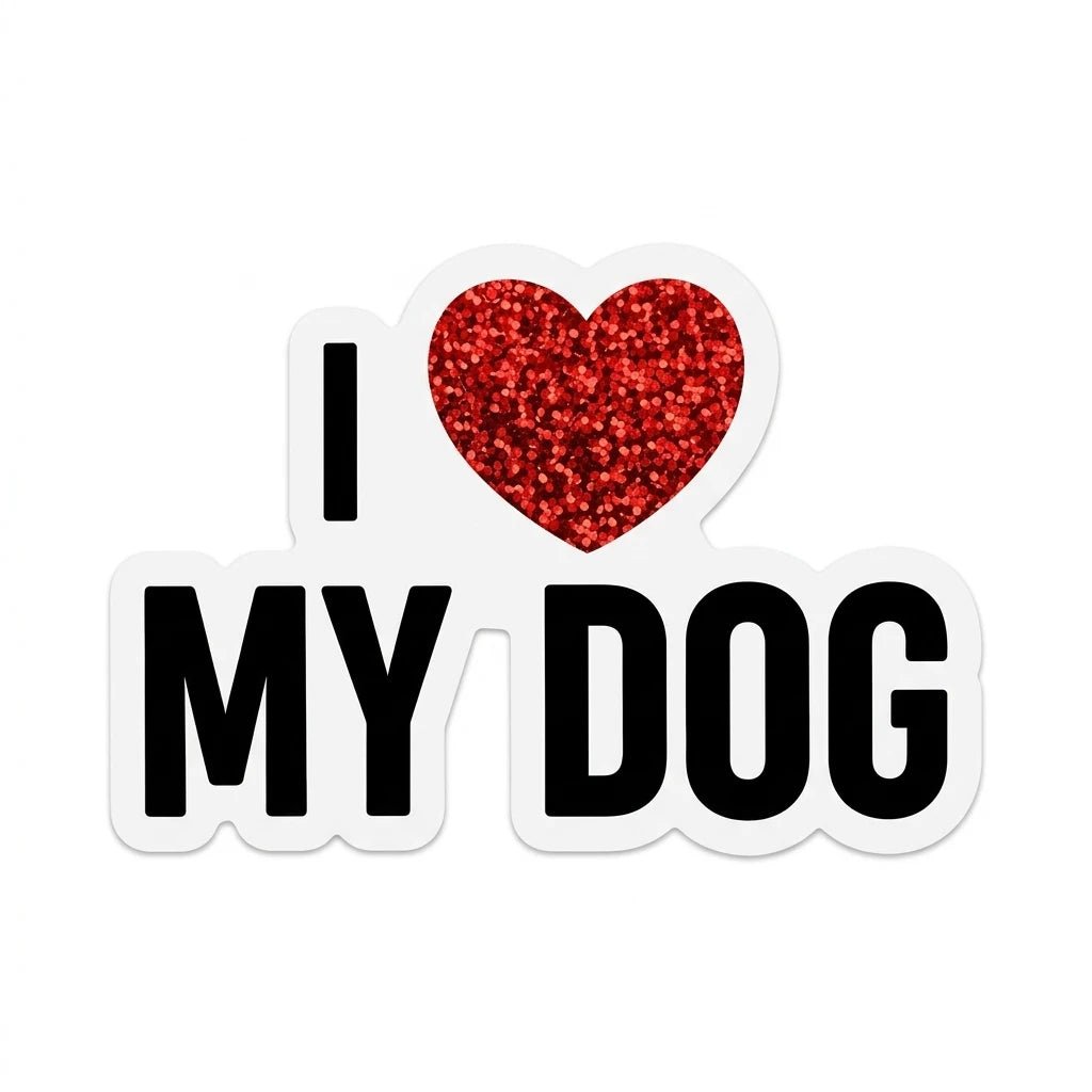 Vinyylitarra - I love my dog - Lempi Lifestyle