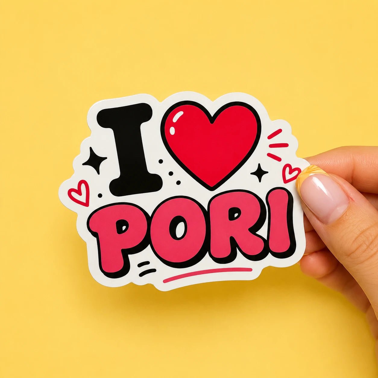 Vinyylitarra - I love pori - Lempi Lifestyle