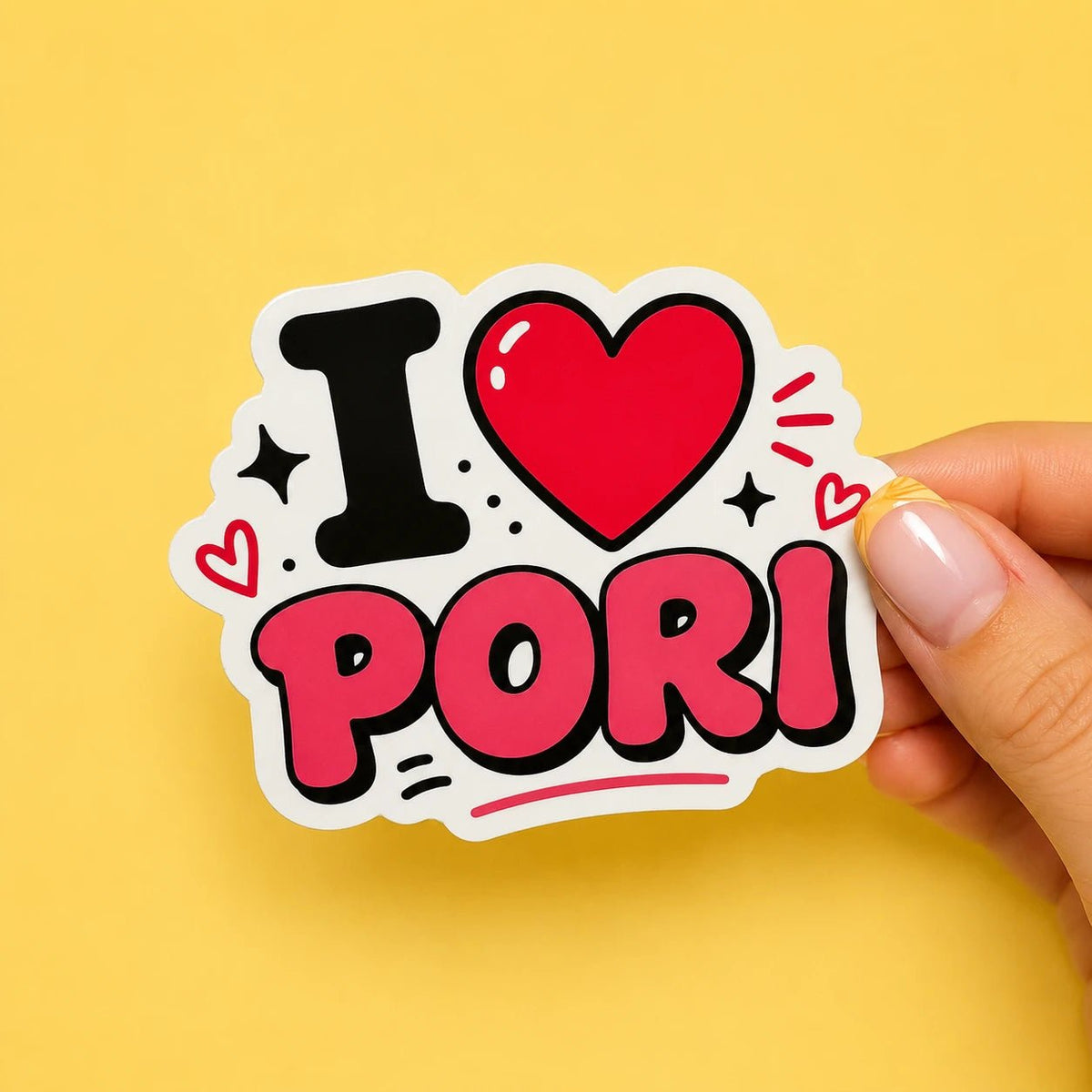 Vinyylitarra - I love pori - Lempi Lifestyle