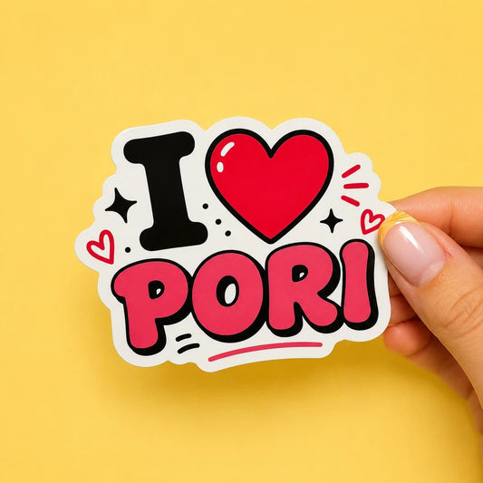 Vinyylitarra - I love pori - Lempi Lifestyle
