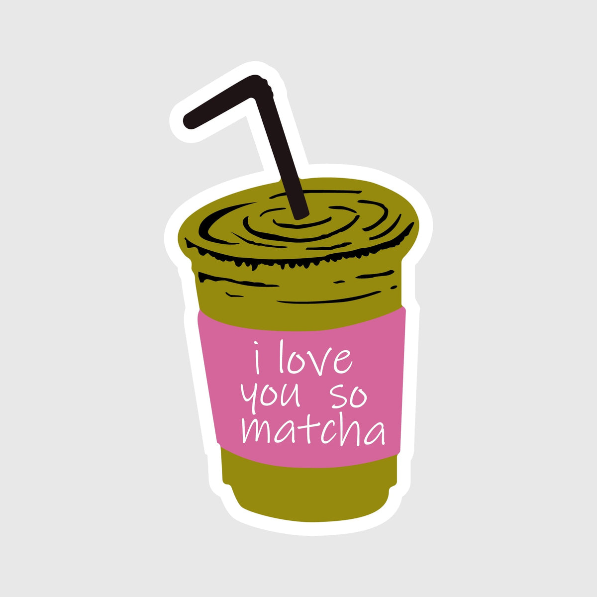 Vinyylitarra - I love you so matcha - Lempi Lifestyle