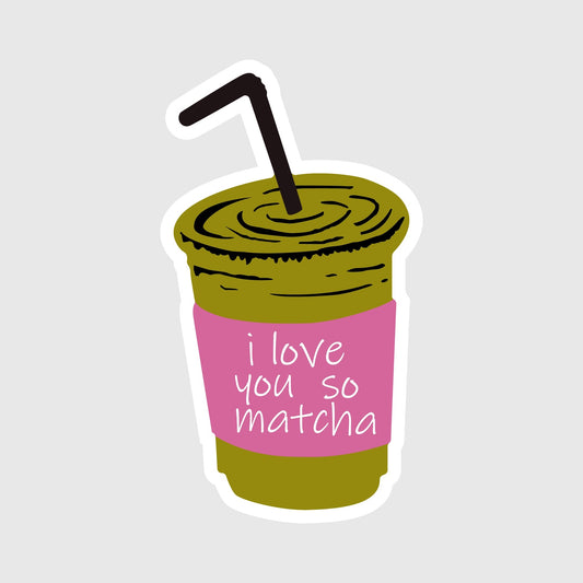 Vinyylitarra - I love you so matcha - Lempi Lifestyle