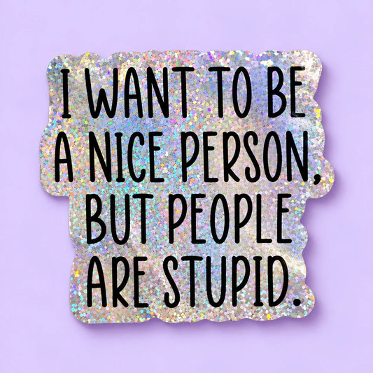Vinyylitarra - I want to be a nice person. - Lempi Lifestyle
