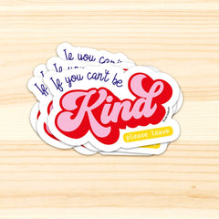 Vinyylitarra If you can't be Kind please leave - Lempi Lifestyle