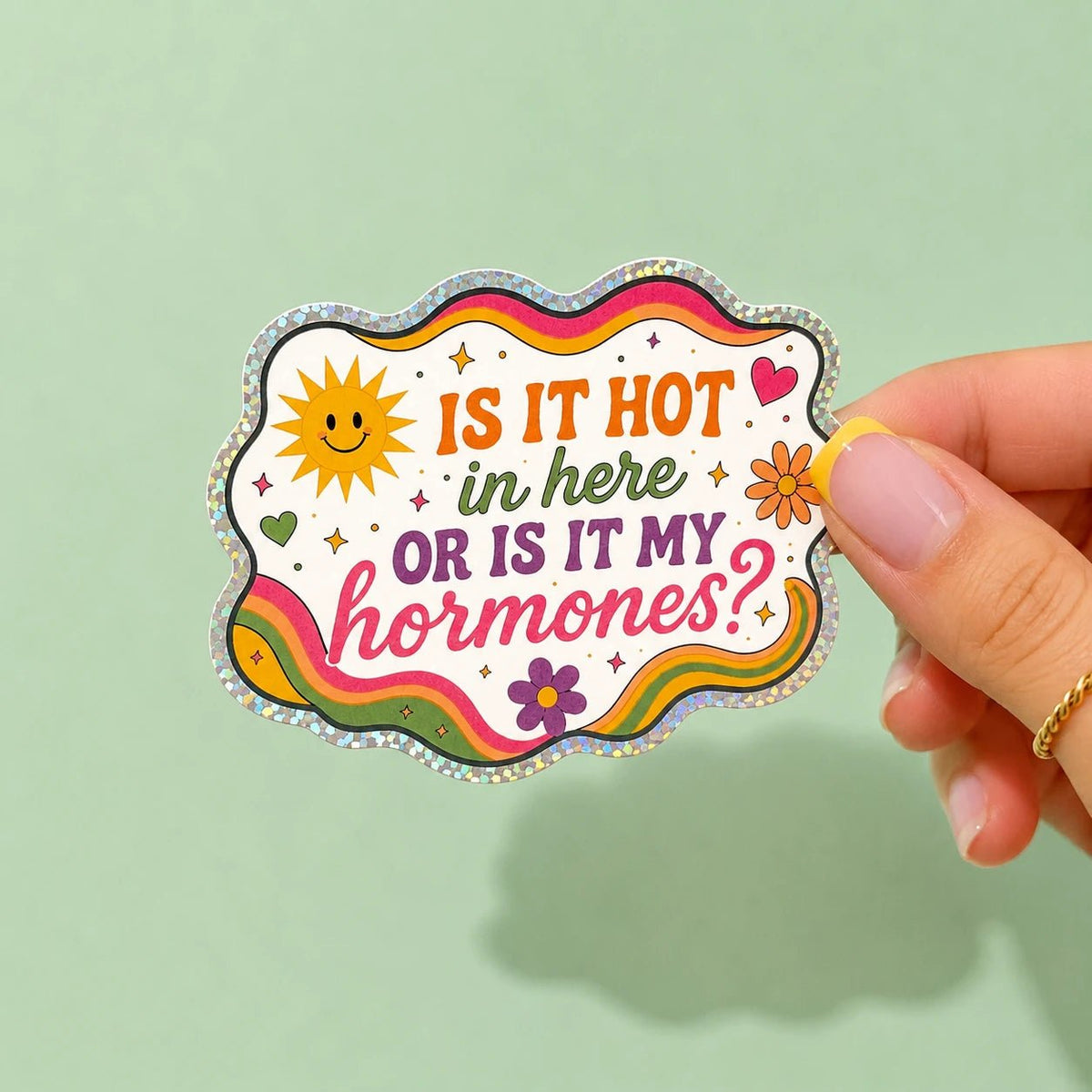 Vinyylitarra - Is it hot in here or is it my? Hormones? - Lempi Lifestyle