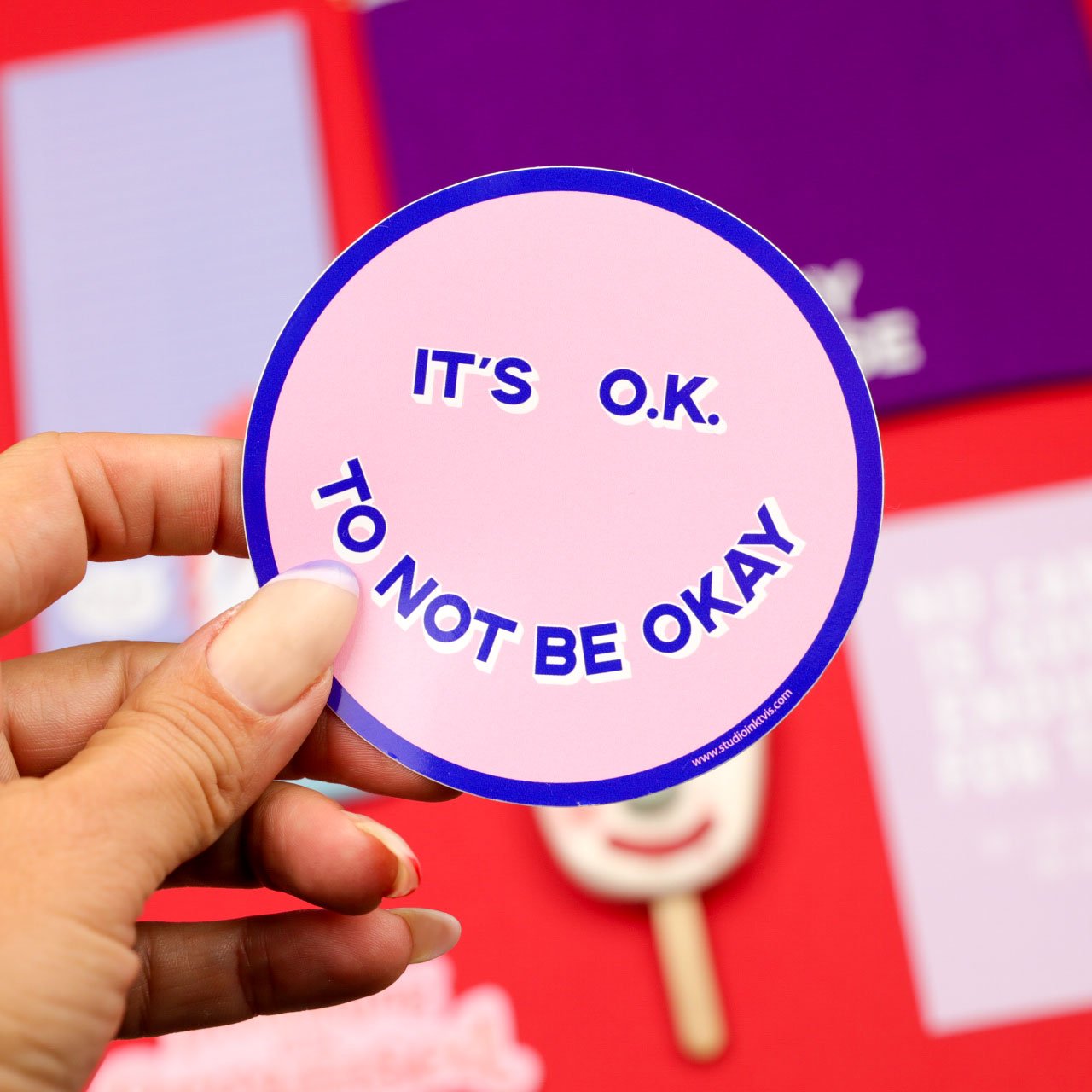 Vinyylitarra It's ok to not be ok. - Lempi Lifestyle
