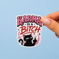 Vinyylitarra - Karma is a bitch kissatarra - Lempi Lifestyle