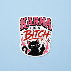 Vinyylitarra - Karma is a bitch kissatarra - Lempi Lifestyle