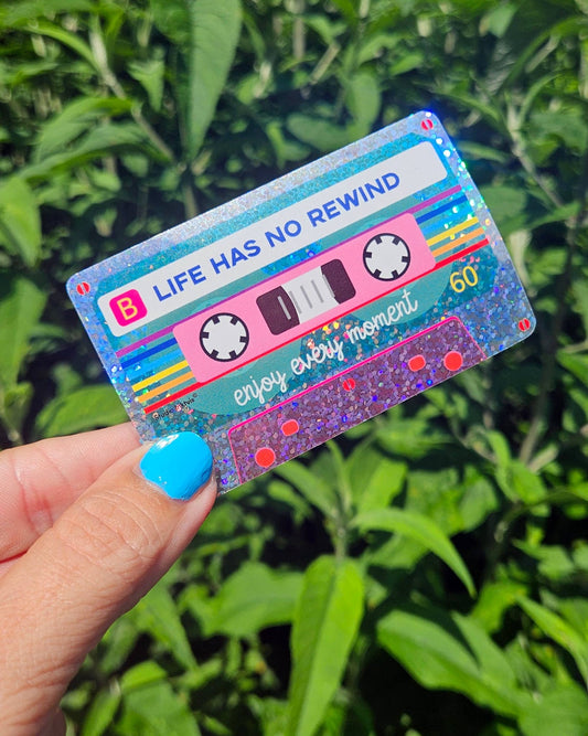 Vinyylitarra kasetti, Glitter Life has no rewind cassette tape - Lempi Lifestyle