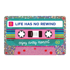 Vinyylitarra kasetti, Glitter Life has no rewind cassette tape - Lempi Lifestyle