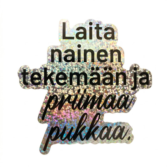 Vinyylitarra - Laita nainen tekemään ja priimaa pukkaa. - Lempi Lifestyle