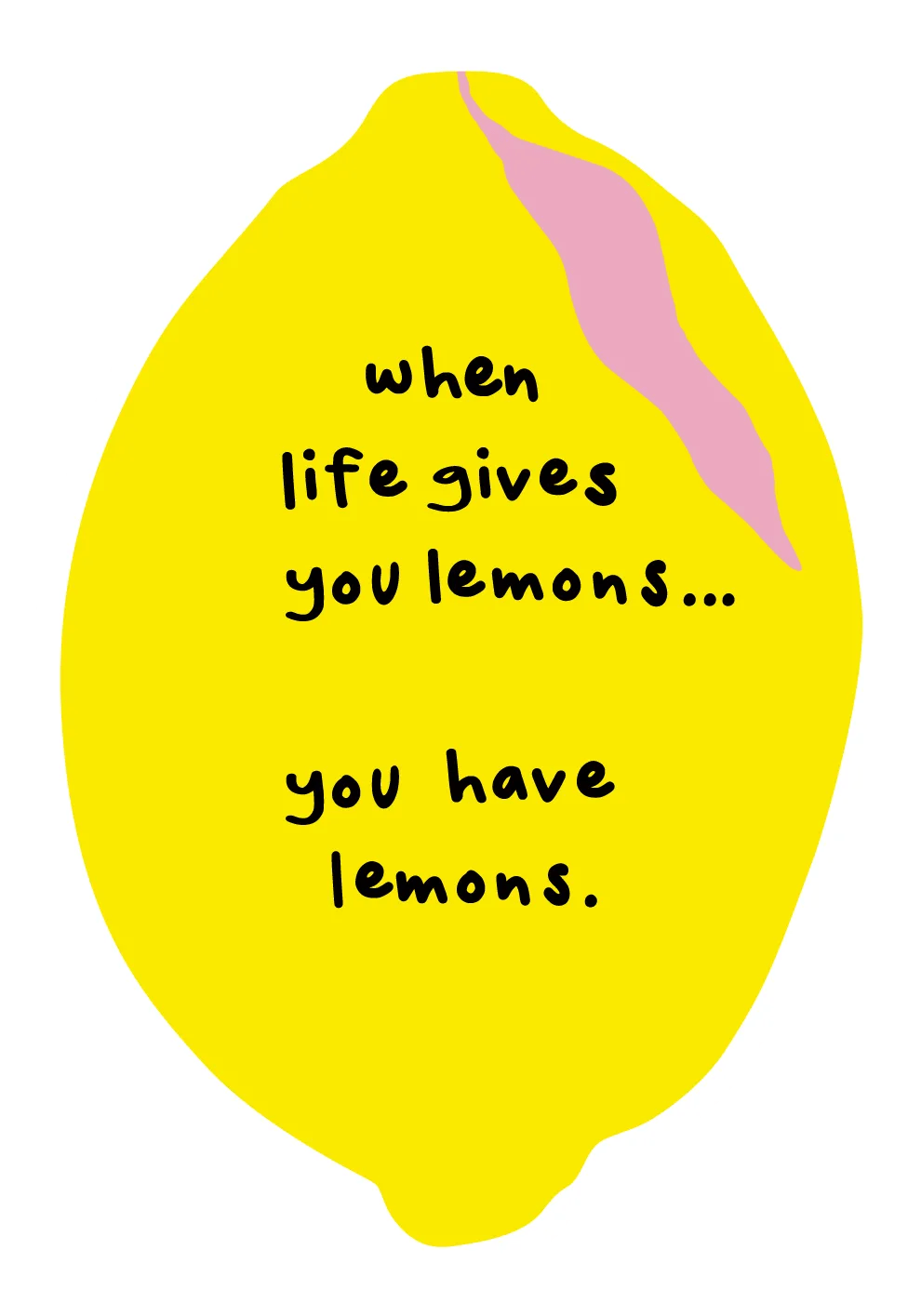 Vinyylitarra - Lemons - Lempi Lifestyle