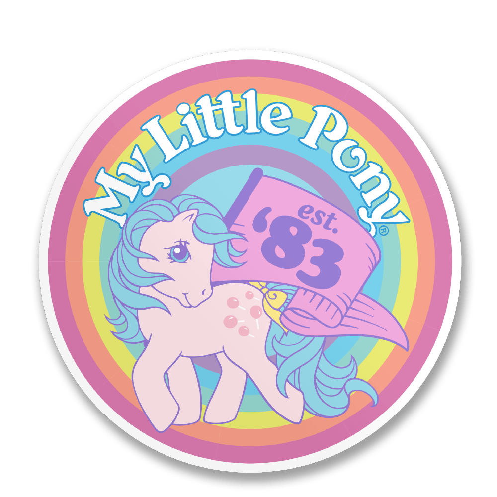 Vinyylitarra - My Little Pony Est '83 Sticker - Lempi Lifestyle