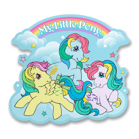 Vinyylitarra - My Little Pony Group Sticker - Lempi Lifestyle
