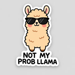 Vinyylitarra - Not my prob llama - Lempi Lifestyle