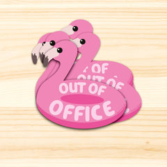 Vinyylitarra Out of Office Flamingo - Lempi Lifestyle