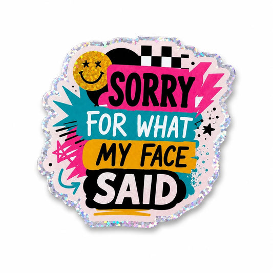 Vinyylitarra - Sorry for what my face said - Lempi Lifestyle
