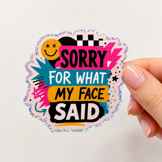 Vinyylitarra - Sorry for what my face said - Lempi Lifestyle