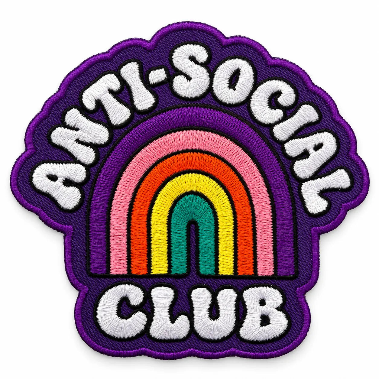 Kangasmerkki - Anti social club haalarimerkki - Lempi Lifestyle