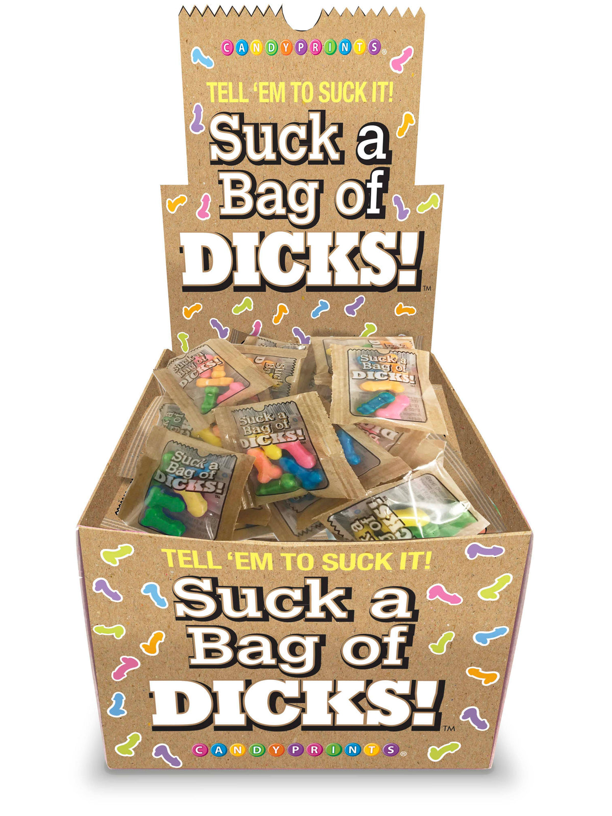 Suck a Bag of Dicks - 100 Pack Display